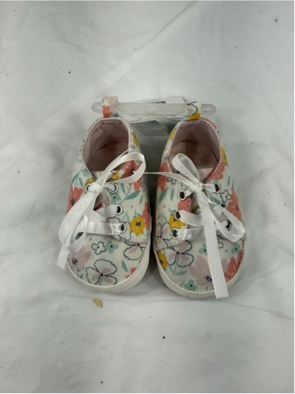 Baby Girl Size 0-3 Months Shoes With Bow Carter's Child Of Mine New